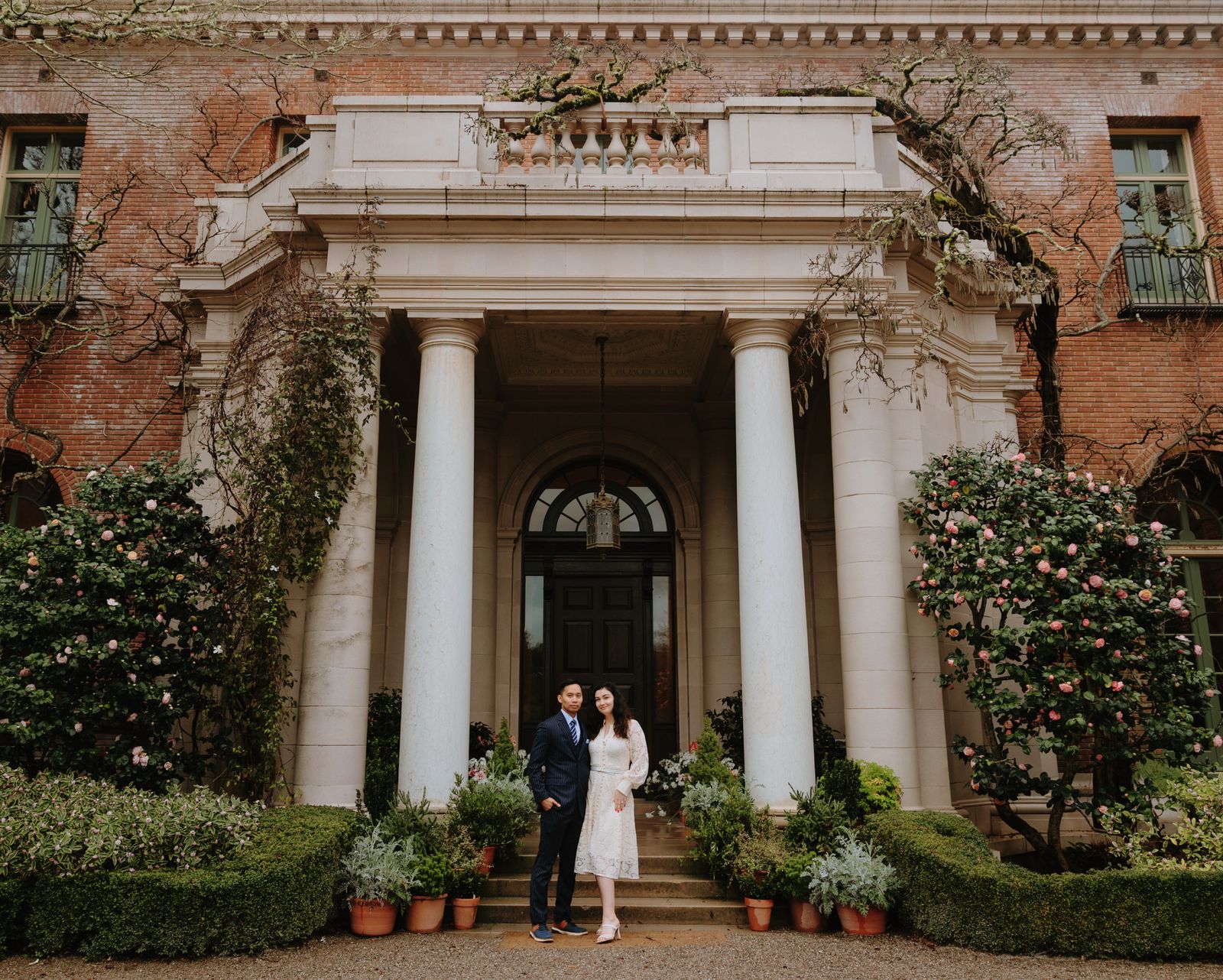 Joe and Sophia at the Estate